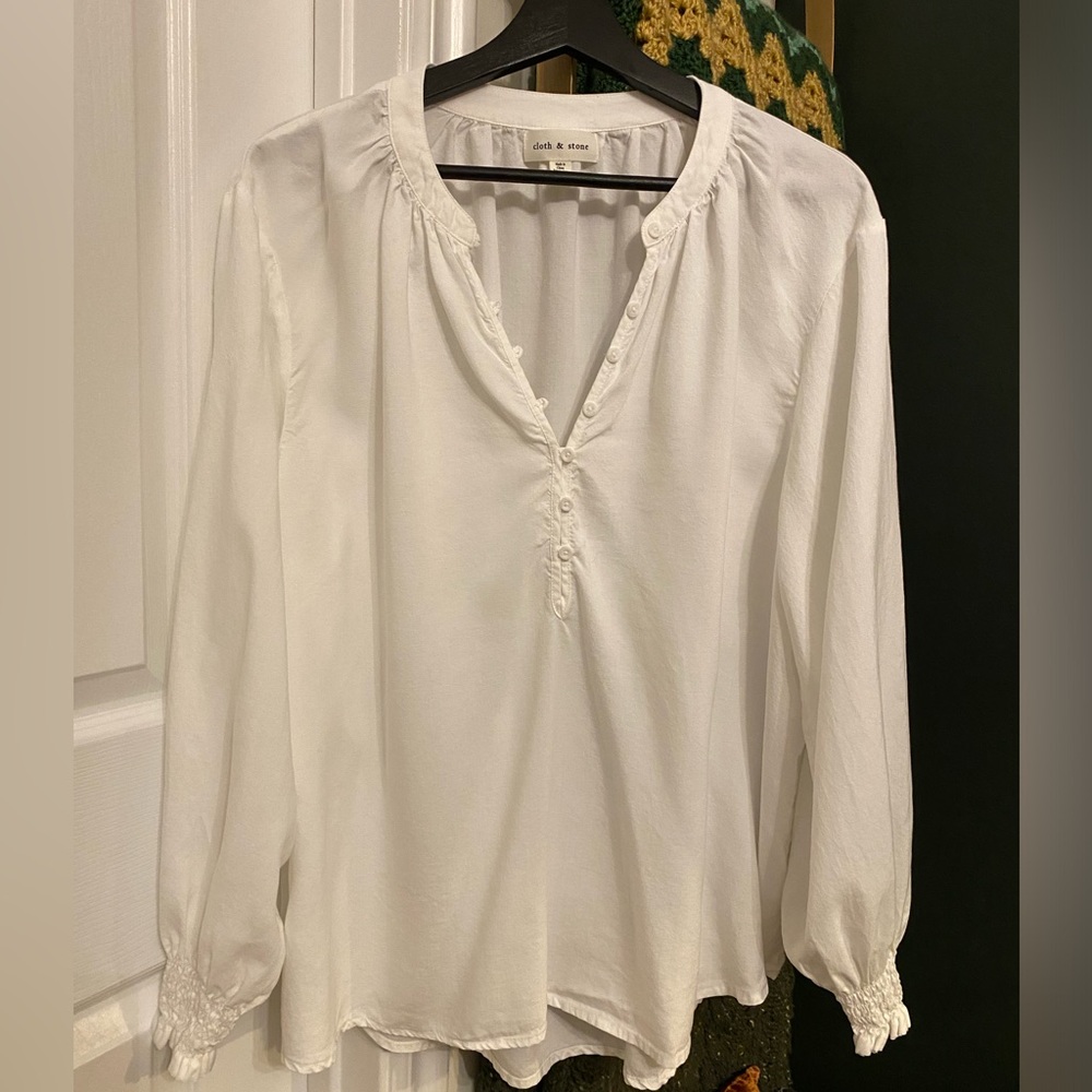Cloth & Stone White Top